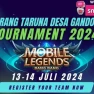 Turnamen Mobile Legends Karang Taruna Desa Gandoang 2024 dibuka! 